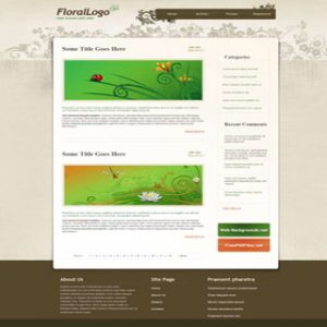 分享一个英文版个人博客WP模板