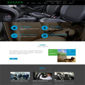 亮出我做的真皮座椅企业网站（我也不能示弱啊）