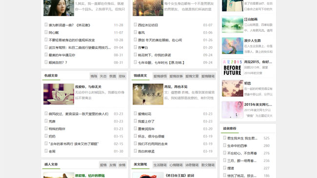 美文欣赏wordpress主题meiwen_02