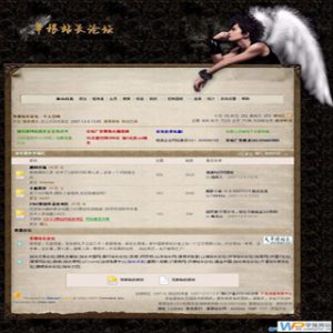 奉献给大家草根站长论坛Discuz模板