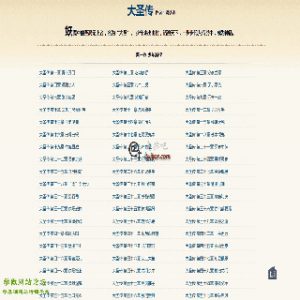 用Wordpress做的小说网站