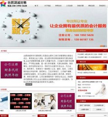鸿诚财务公司网站制作