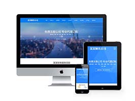 代理记账财务公司网站建设_网站制作模板