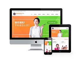 保险财富管理公司网站建设_网站制作模板模板