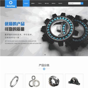 3小时完成的轴承企业网站制作