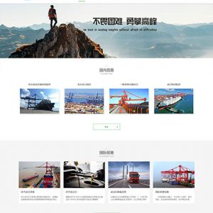 贸易代理清洁用品设备网站制作_网站建设模板模板