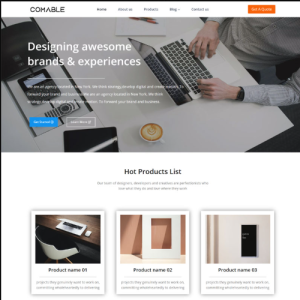 跟着课程自己做的外贸英文网站，感谢老师指导